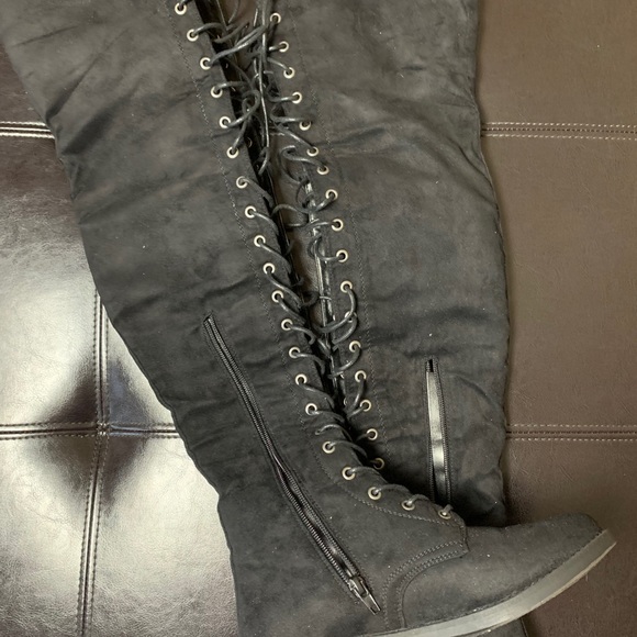 MISS LOLA / LOLA SHOETIQUE OTK Boots *BRAND NEW* - Picture 4 of 6